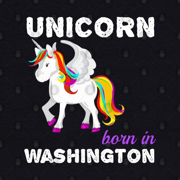 Unicorn Born In Washington by GreenCowLand